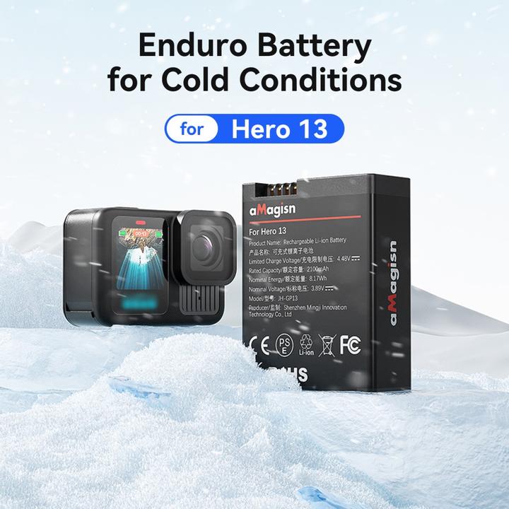 Produktbild aMagisn GoPro Hero 13 Enduro Ersatz Akku (GoPro Hero 13)