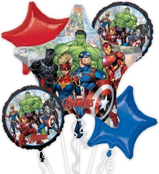 Produktbild Amscan Bouquet de ballons Avengers (3 x)