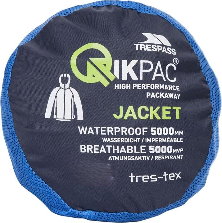 Produktbild Trespass QIKPAC X Unisex Shell Jacke (L)