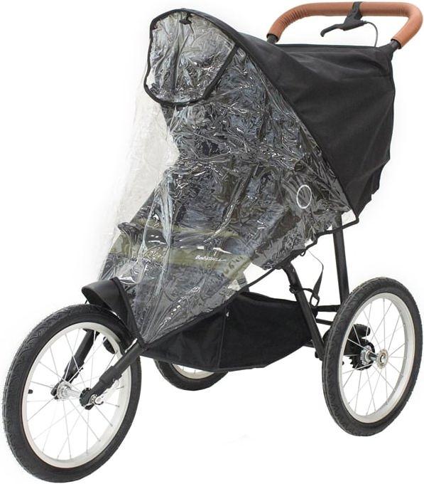 Trille Raincoat Jogger With Opening in Top, Black