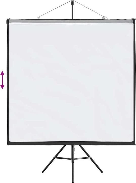 Produktbild VidaXL Beamer Leinwand mit Stativ 81 Zoll 1:1 Projektionswand Leinwand (81", 1:1)