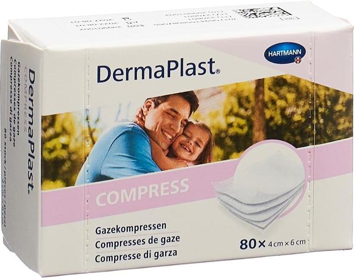 Actual product image DermaPlast Compress 4x6cm 80 pcs