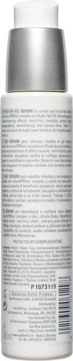 Valeurs nutritives et ingrédients Goldwell Sérum 6 Effets Just Smooth (100 ml)