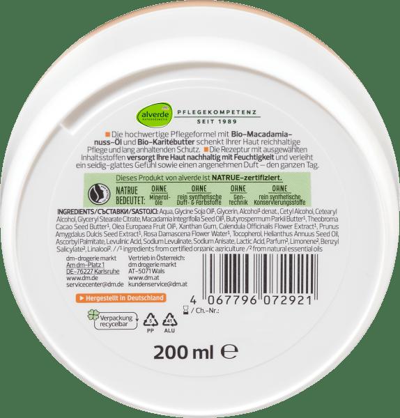 Image du produit dm alverde Beurre pour le corps (Beurre corporel, 200 ml)