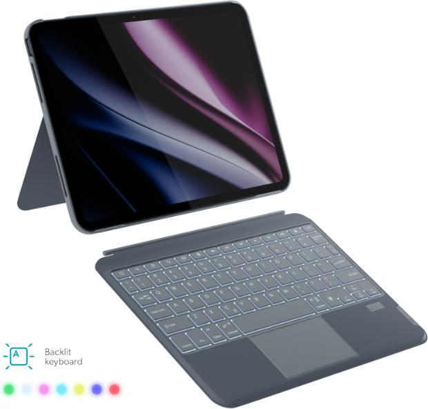 Produktbild Epico Backlit Keyboard Case iPad Pro 11" M4 (DE)