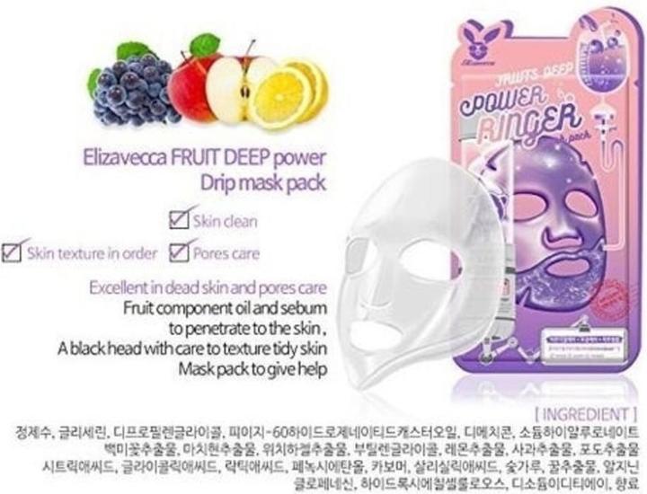 Produktbild Elizavecca Fruits Deep Power Ringer Mask Pack