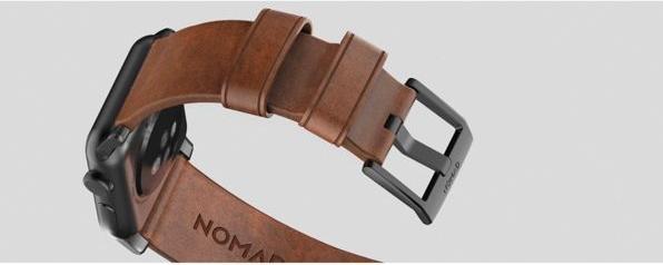 Produktbild Nomad Modern Connector Strap (44 mm, Edelstahl, Leder)