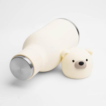 Produktbild Asobu Bestie Teddy Bear - Thermoflasche Mit Strohhalm 460 Ml
