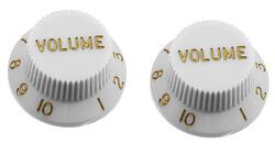 Immagine prodotto AllParts AP PK 0154-025 Manopole Strat Vol.(2) bianco (Parti di ricambio per strumenti)