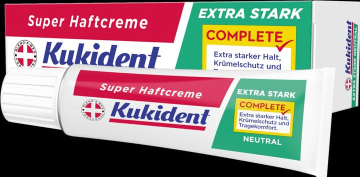Image du produit Kukident Super Adhesion Cream Complete extra strong neutral