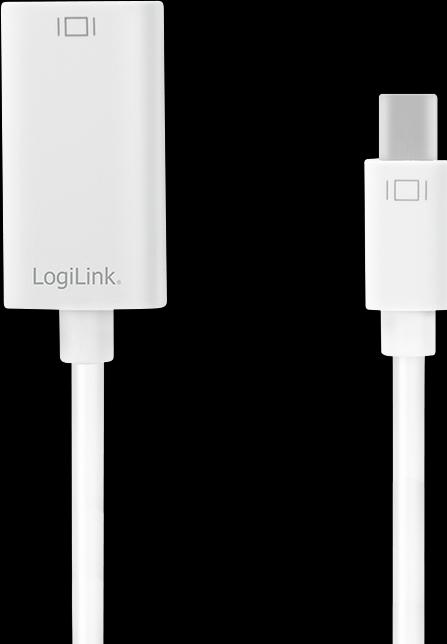 Actual product image LogiLink Mini DisplayPort to HDMI (HDMI, 15 cm)