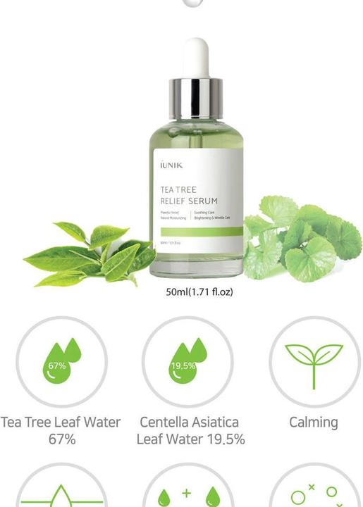 Actual product image iUNIK Tea Tree Relief Serum (50 ml)