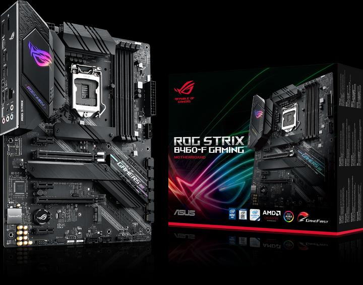 Produktbild ASUS ROG STRIX B460-F GAMING (LGA 1200, Intel B460, ATX)