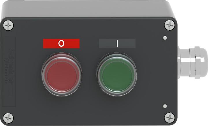 Image du produit Schneider Electric Station à Boutons-Poussoirs Atex (Métal) 1 Xawf210ex Vert