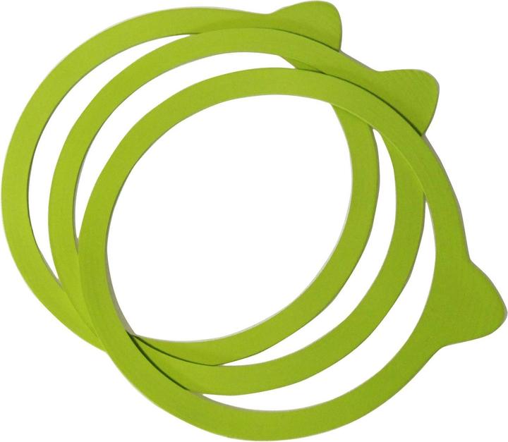 Produktbild Fair Zone Gummidichtringe 74 x 86 mm 10 Stück, Grün (10 Stk., 1.11 l)