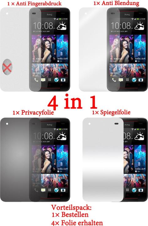 Produktbild Cadorabo 4x Schutzfolie (1 Stück, HTC Butterfly)