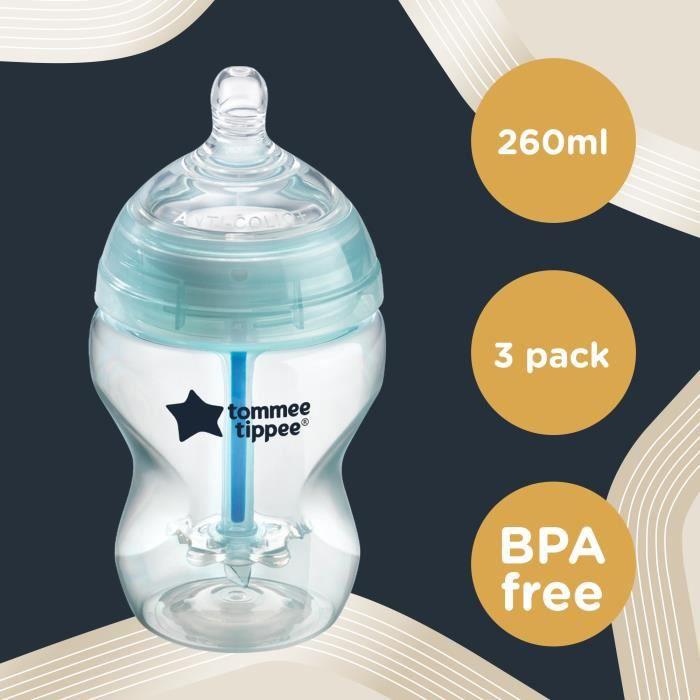 Productafbeelding Tommee Tippee TOMMEE TIPPE buteliukas ADVANCED ANTI-COLIC, 260 ml, 3 vnt., 422746 (260 ml)