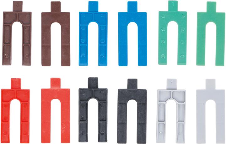 Actual product image BGS Plastic Chock Set 24 pcs.