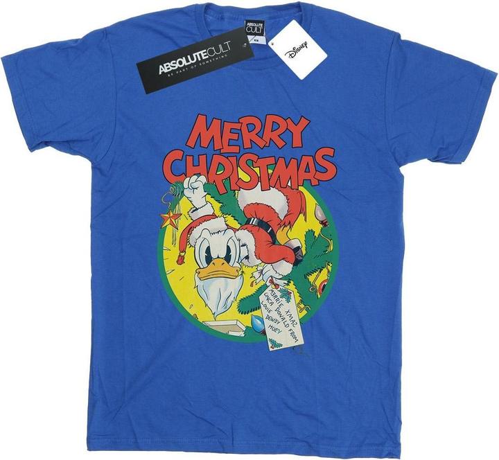 Produktbild Disney Donald Duck Merry Christmas TShirt (XXL)