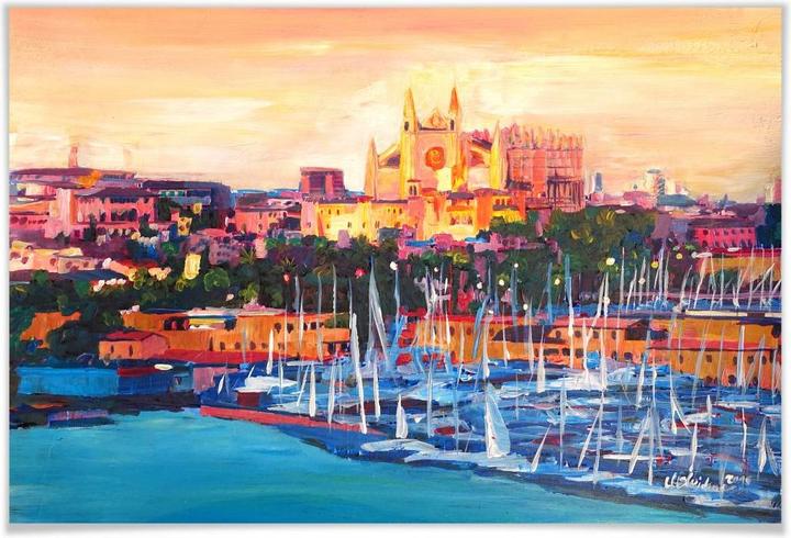 Immagine prodotto Trenddeko Bleichner - Cattedrale di Palma di Maiorca (75 x 50 cm)