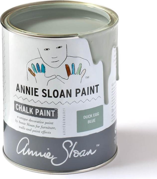 Actual product image Annie Sloan Chalk paint Duck Egg Blue litre (Duck Egg Blue, 1000 ml)