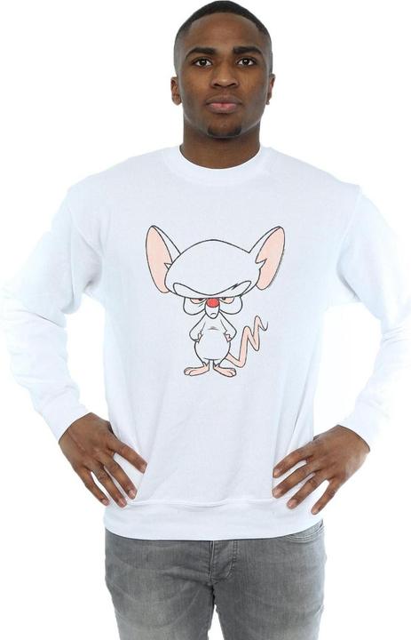 Actual product image Universal Textiles Mens The Brain Classic Pose Sweatshirt (XL)