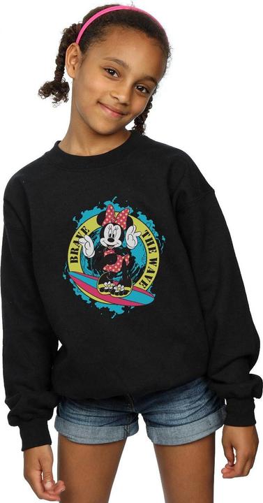 Produktbild Disney Minnie Mouse Brave The Wave Sweatshirt Mädchen (152, 158)