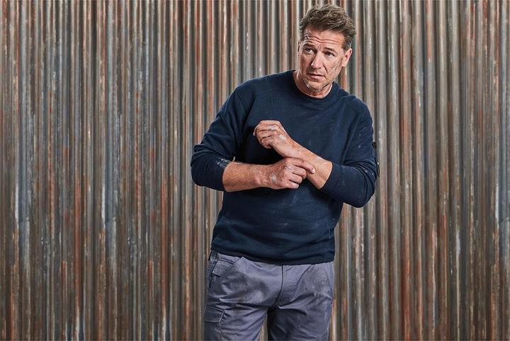 Produktbild Russell Europe Sweatshirt mit Knopfleiste und Kragen (S)