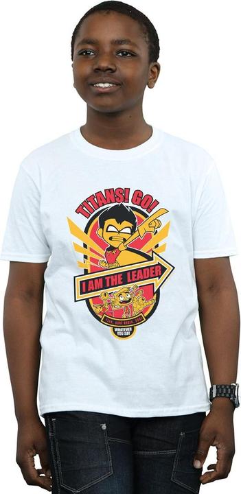 Image du produit - T-shirt TEEN TITANS GO AM THE LEADER - Garçon (140, 146)