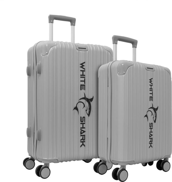 Image du produit White Shark Shark GUARDIAN - BUNDLE 20" + 24", 2in 1 Trolley Cases, Silver