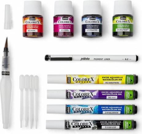 Image du produit Pebeo Encre à base d'eau Colorex (Multicolore)