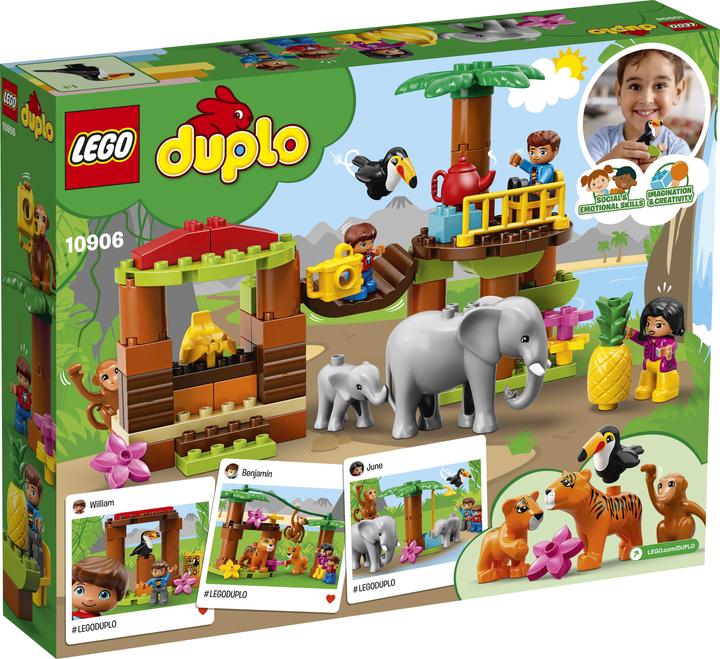 Actual product image LEGO DUPLO tree house in the jungle (10906)