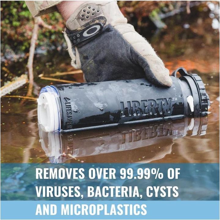 Actual product image LifeSaver Liberty water filter, Black (0.40 l)