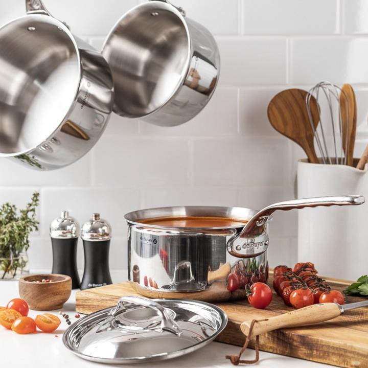 Image du produit de Buyer Casserole Affinity avec couvercle à induction (16 cm, Casserole, Acier inoxydable)