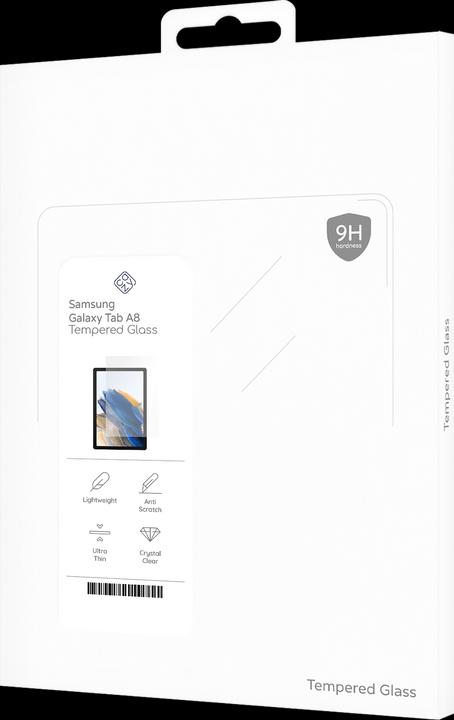Actual product image Cazy Protective glass compatible with Samsung Galaxy Tab A8 - Tempered glass screen protector (1 Piece, Galaxy Tab A8)