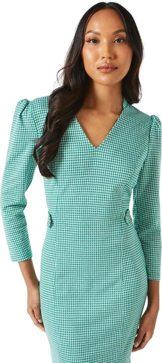 Actual product image Principles Womens/Ladies Dogtooth Jacquard Tab Belt Midi Dress (44 D)