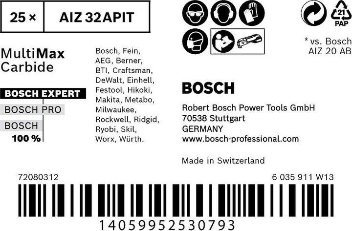 Produktbild Bosch Professional Zubehör Expert MultiMax AIZ 32 APIT