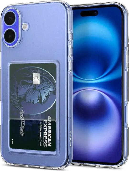Actual product image Spigen Crystal Slot iPhone 16 Case Crystal Clear (Apple iPhone 16)
