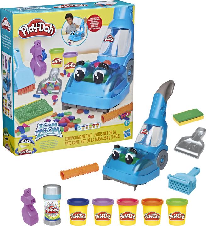 Actual product image Play-Doh PD Zoom Zoom Suction and Cleanup Set