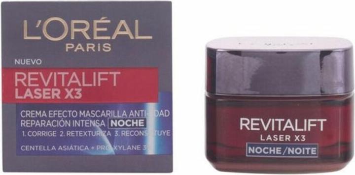 Produktbild L'Oréal Paris REVITALIFT LASER X3 crema noche 50 ml (50 ml, Nachtcreme)