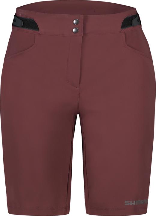 Shimano Women Evolve Terra Cargo Shorts wine red