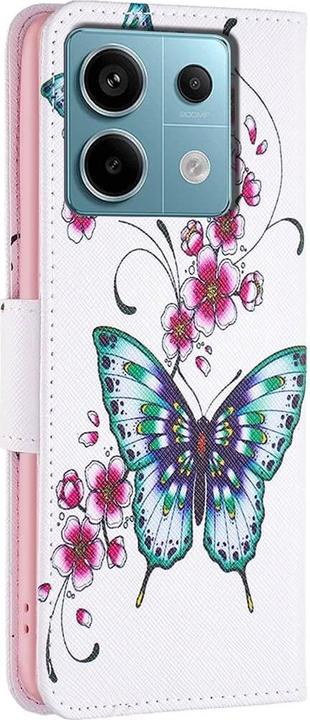 Actual product image Cover-Discount Xiaomi Redmi Note 13 Pro - Case cover butterfly white (Xiaomi Redmi Note 13 Pro 5G, Xiaomi Poco X6)