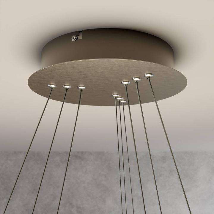 Image du produit Lucande Ezana Lampe à suspendre Nickel (2300 lm)