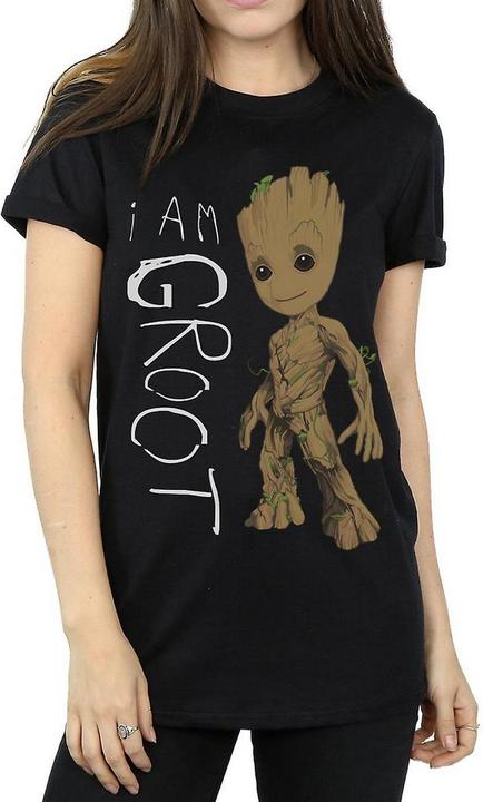 Produktbild Guardians of the Galaxy I Am Groot Scribble Boyfriend TShirt (XXL)