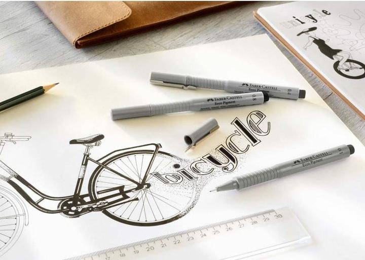 Produktbild Faber-Castell Tintenschreiber (Schwarz, 8 x)