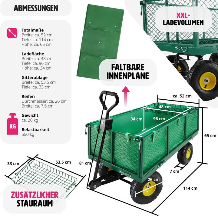 Immagine prodotto tectake Carrello a mano