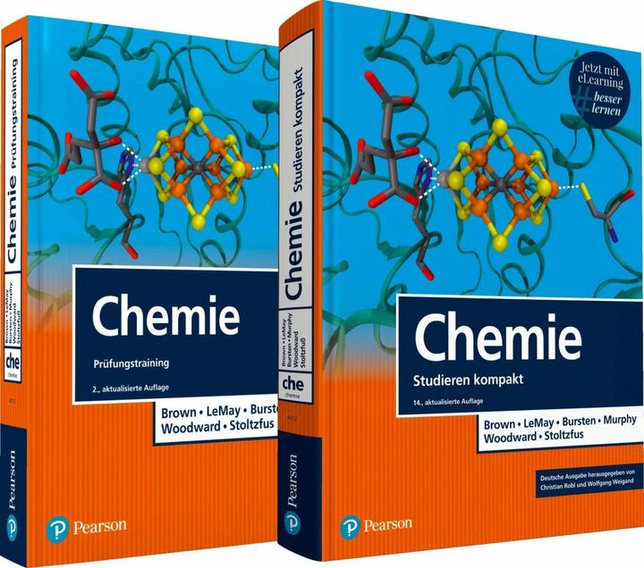 Actual product image VP Chemie - Studieren kompakt (German, H. Eugene LeMay, Bruce E. Bursten, Theodore E. Brown, 2018)