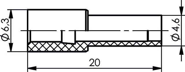 Produktbild Telegärtner TEGA 100001075 Knickschutztülle schwarz (Antennenkabel)