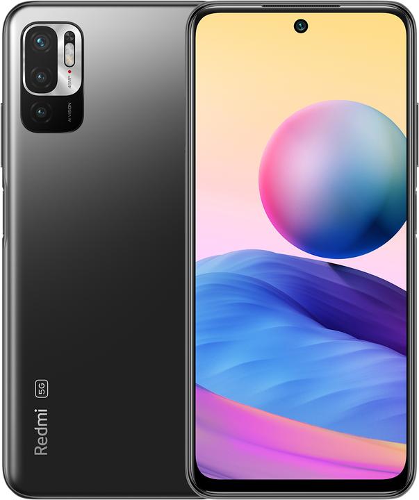 Produktbild Xiaomi Redmi Note 10 (128 GB, Graphite gray, 6.50", Hybrid Dual SIM, 48 Mpx, 5G)