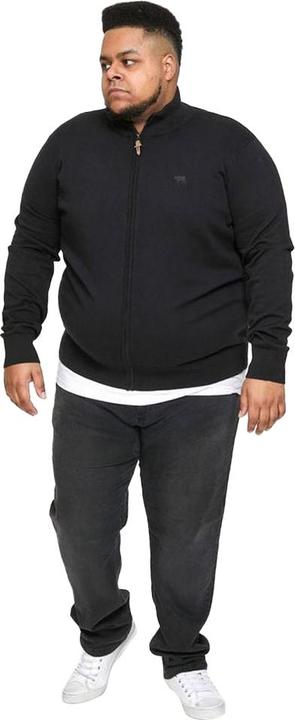 Actual product image DUKE D555 Mens Franco 1 Knitted Kingsize Full Zip Hoodie (3XL)